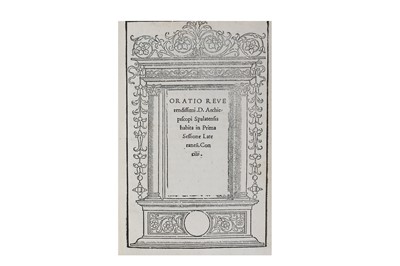 Lot 19 - Church History.- Zane (Bernardo) [Niger (Thomas)]