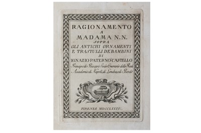 Lot 3 - Archelogy.- Paternó Castello (Ignazio)