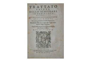 Lot 38 - Leo VI (Byzantine Emperor) & Pigafetta (Filippo, translator)