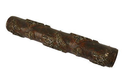 Lot 375 - A Swiss 19th century circular textile printers block