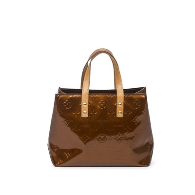 Lot 52 - Louis Vuitton Bronze Monogram Vernis Reade PM