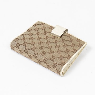 Lot 137 - Gucci Beige Monogram Agenda Cover