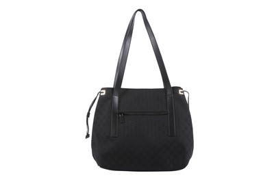 Lot 142 - Gucci Black Monogram Front Zip Tote