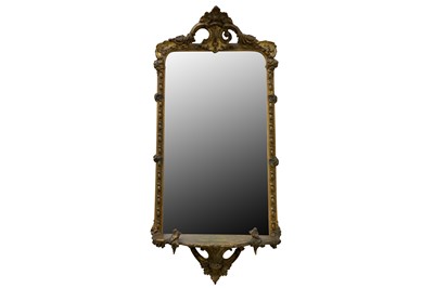 Lot 401 - A 19th Century Rococo style pier mirror
