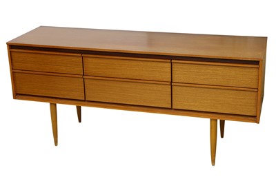 Lot 112 - A 1960's teak sideboard, designed by Frank Guille for Austinsuite