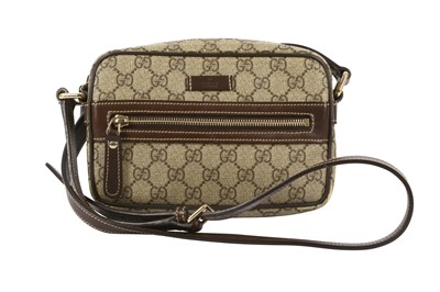 Lot 131 - Gucci Beige Supreme Monogram Crossbody