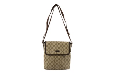 Lot 124 - Gucci Beige Supreme Monogram Crossbody