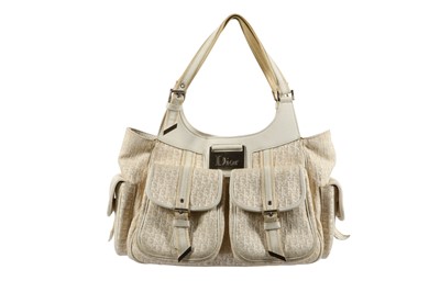 Lot 149 - Dior White Diorrissimo Pocket Tote