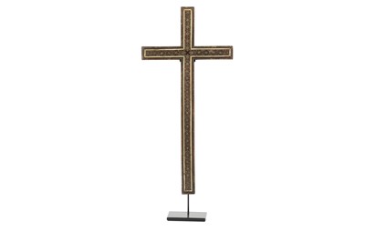 Lot 197 - λ A MICRO-MOSAIC KHATAMKARI CROSS