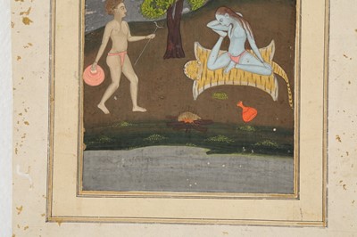 Lot 314 - A YOGINI AND A MALE DISCIPLE IN THE WILDERNESS