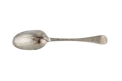 Lot 232 - A George I Scottish silver tablespoon, Edinburgh 1719 by Alexander Kincaid (reg. 1692)