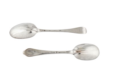 Lot 254 - A Queen Anne Britannia standard silver tablespoon, London 1711 by Henry Clarke (reg. 28th Aug 1709)