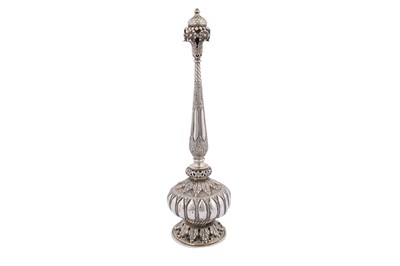 Lot 297 - A SILVER ROSEWATER SPRINKLER (GULAB PASH)