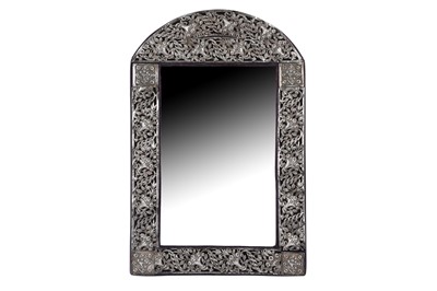 Lot 234 - AN OTTOMAN PIERCED REPOUSSÉ SILVER FRAME