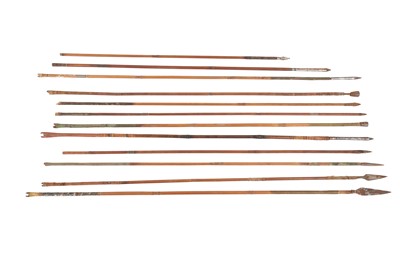 Lot 418 - TWELVE INDIAN ARROWS