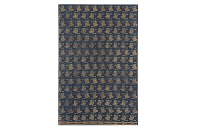Lot 126 - A BROCADED SILK PANEL
