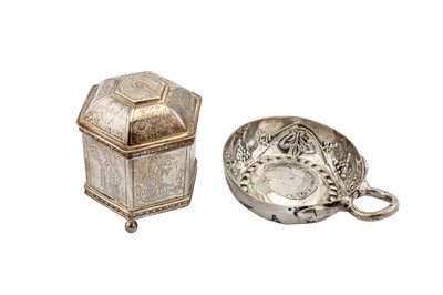 Lot 161 - A 19th century French 800 standard wine taster, Paris circa 1860-80 makers mark indistinct