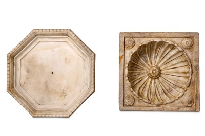 Lot 205 - TWO MARBLE FOUNTAIN BASINS