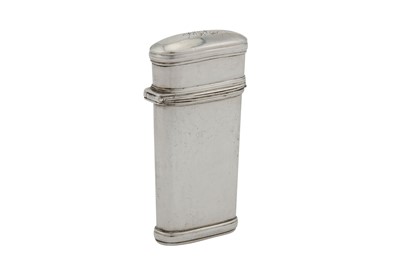 Lot 3 - A George IV Scottish sterling silver lancet case, Edinburgh circa 1825 by Adam Elder (died 7th May 1829)