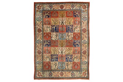 Lot 64 - FINE SAROUK CARPET OF GARDEN DESIGN, WEST PERSIA