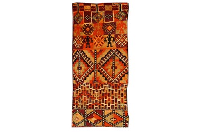 Lot 15 - AN UNUSUAL MOROCCAN RUG