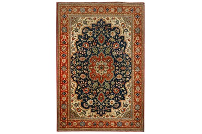Lot 85 - A FINE QUM RUG, CENTRAL PERSIA