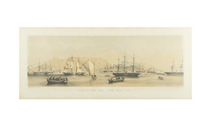 Lot 695 - Bowler (T. W., del.) View of Cape Town, from Table Bay