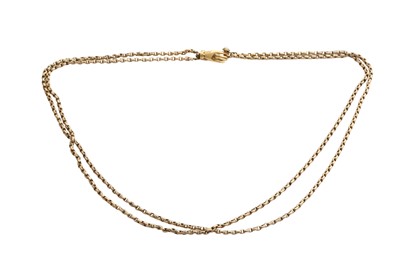 Lot 31 - A fancy-link necklace