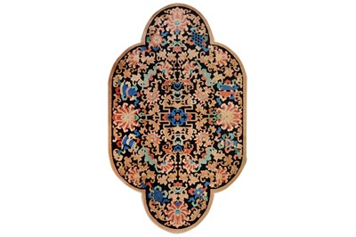Lot 18 - AN UNUSUAL CHINESE LARGE RUG