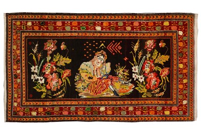 Lot 5 - A FINE KARABAGH RUG, SOUTH CAUCASUS