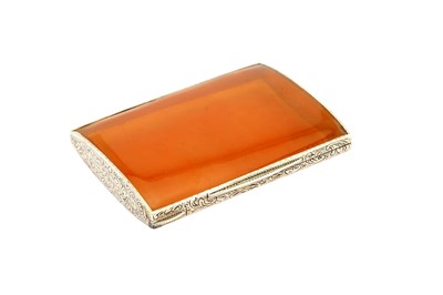 Lot 28 - An early 20th century Austrian 935 standard silver and blonde tortoiseshell cigarette case, Vienna circa 1925