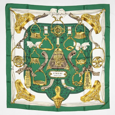 Lot 154 - Hermes 'Etriers' Silk Scarf