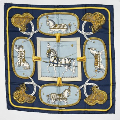 Lot 161 - Hermes 'Grand Apparat' Silk Scarf