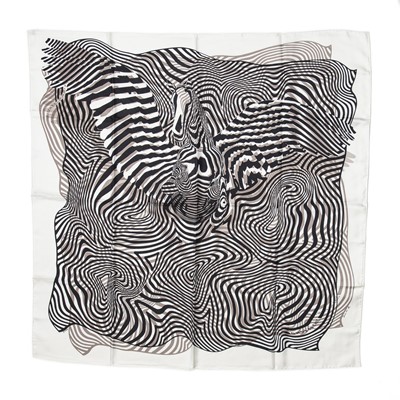 Lot 158 - Hermes 'Onde de Chic' Silk Scarf