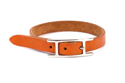 Lot 173 - Hermes Tan Hapi Bracelet