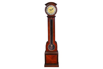 Lot 43 - AN UNUSUAL LATE 18TH CENTURY AND LATER LONGCASE CLOCK