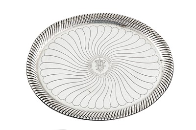 Lot 63 - An early 20th century Austrian 800 standard silver dressing table tray, Vienna circa 1910 by Vinzenz Neginik (active 1903-20)