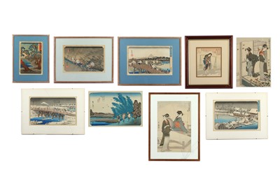 Lot 333 - A group of Japanese reproduction prints.