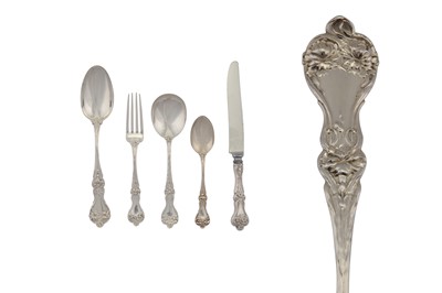 Lot 199 - An early 20th century matched American sterling silver part-dessert service, Rhode Island by Alvin Manufacturing Co