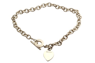 Lot 26 - A silver necklace by Tiffany & Co.