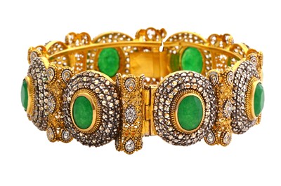 Lot 47 - A hinged bangle