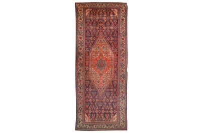 Lot 19 - AN ANTIQUE HAMADAN KELLEH, WEST PERSIA