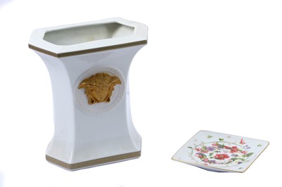 Lot 180 - A contemporary Rosenthal Studio-Line Versace Gorgona bisque vase
