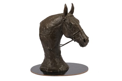 Lot 380 - A modern British equine sculpture by Sally Rutherford (British b.1940)