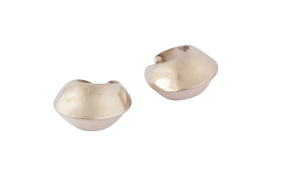 Lot 89 - Nana Ditzel for Georg Jensen - A pair of earrings