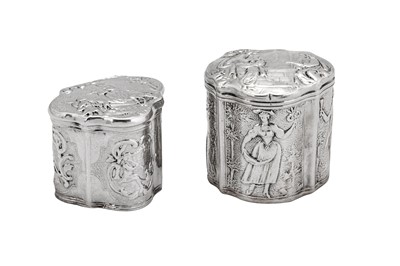 Lot 2 - A late 18th century Dutch Loderin Box (lodereindoosje), Amsterdam 1787 by Christoffel Woortman (active 1778-1801)