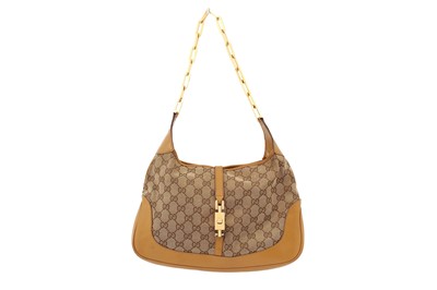 Lot 164 - Gucci Beige Monogram Jackie O
