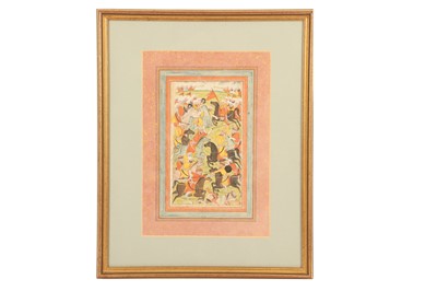 Lot 331 - A BATTLE BETWEEN THE MONGOL AND INDIAN ARMIES