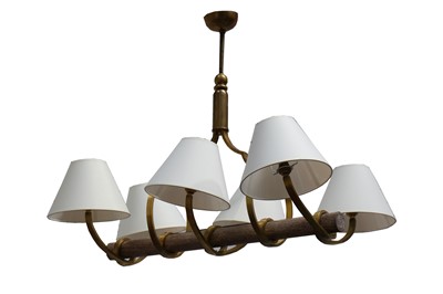 Lot 197 - ITALY - An Italian six light chandelier