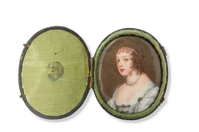 Lot 418 - MANNER OF JEAN PETITOT Portrait miniature of...